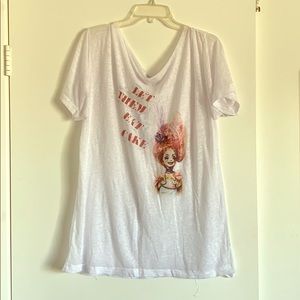 RARE Coco De Coeur oversized T Let Them Eat Cake